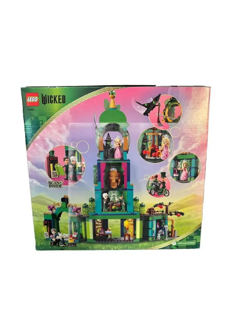 LEGO Wicked WELCOME TO EMERALD CITY 75684 Toy Building Kit Elphaba Glinda Oz New